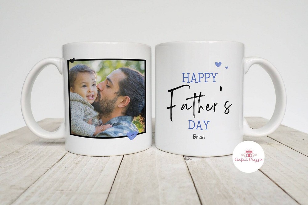 Personalised Fathers Day Mug Custom Photo Dad Mug Dad Gift New Dad Mug Daddy Mug