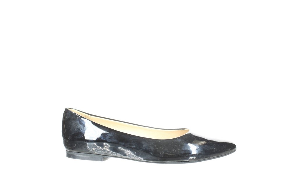 Trotters Womens Estee Black Casual Flats Size 6 (Narrow)
