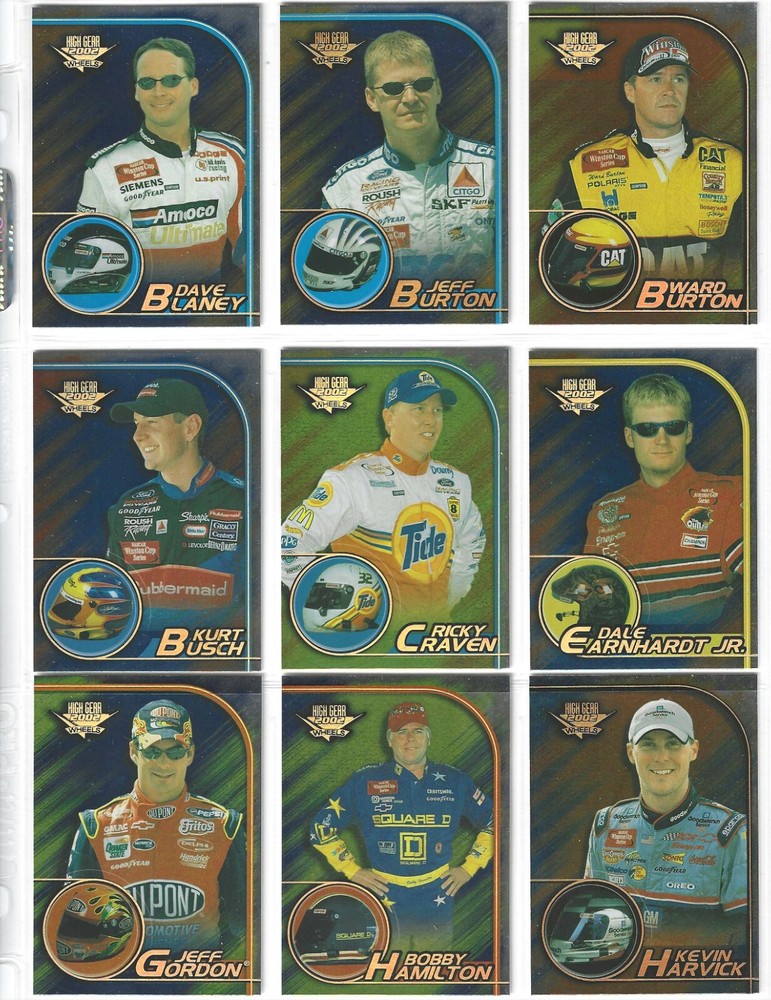 2002 High Gear 1ST GEAR #F1 Dave Blaney NASCAR Racing Card