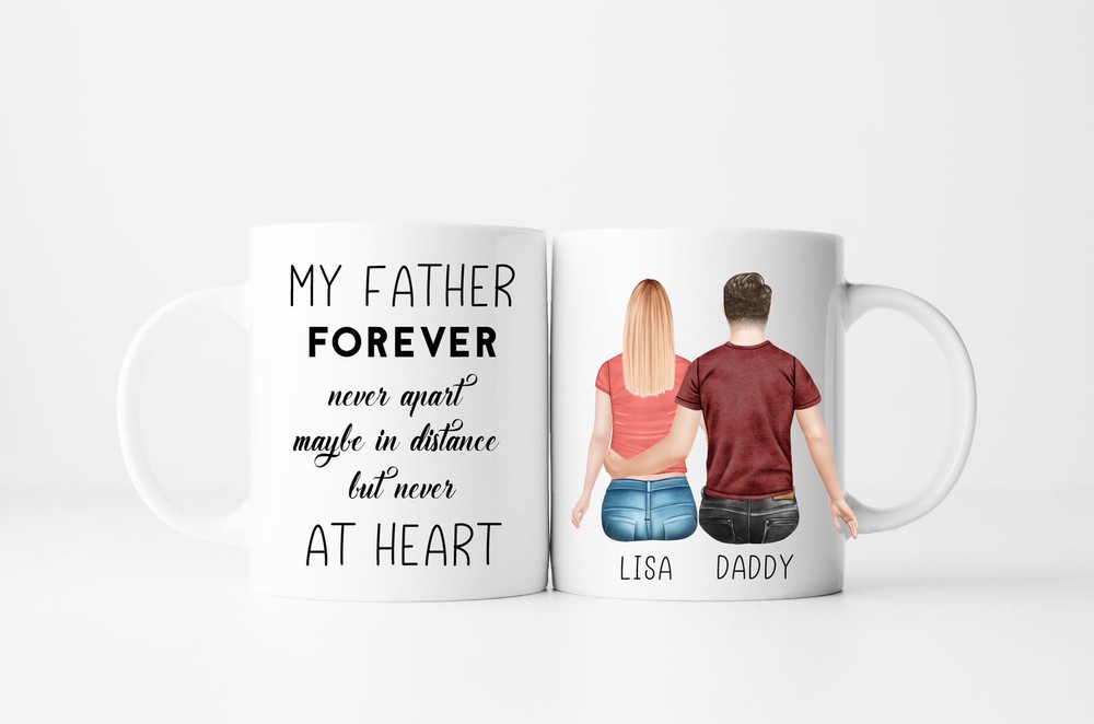 Fathers Day Mug Dad Coffee Mug Father And Daughter Gift Mug For Father Mug From