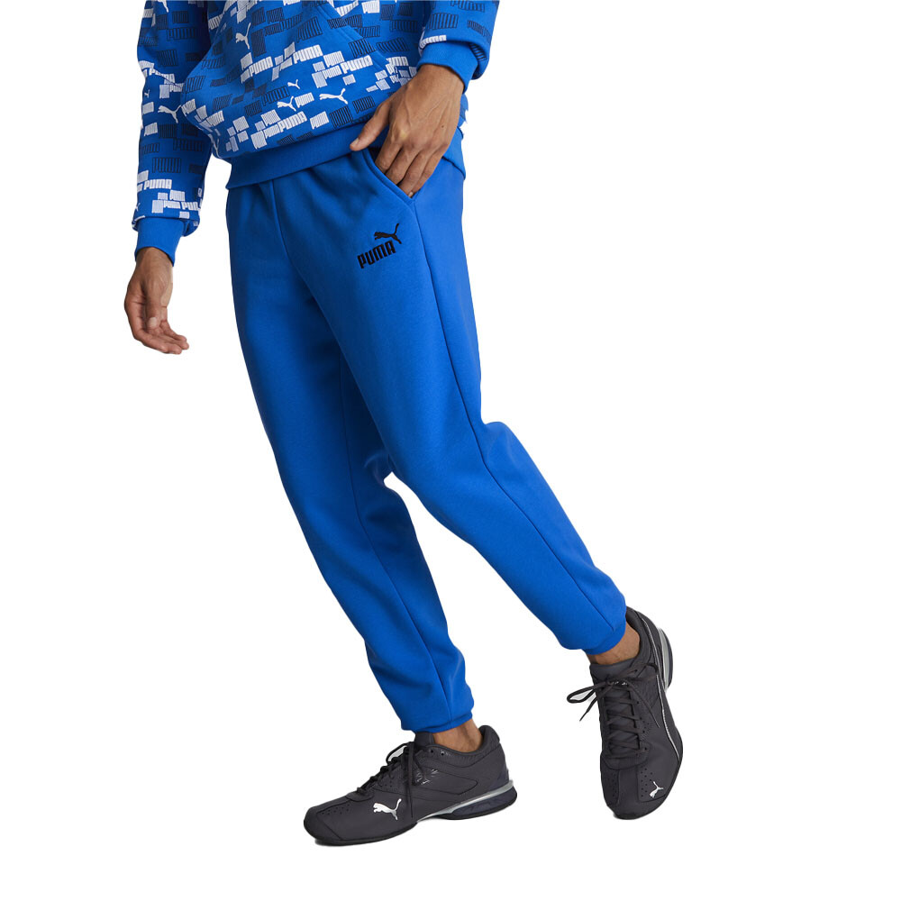 PUMA Men's Blue Embroidery Logo Sweatpants - Casual Athletic Bottoms 846