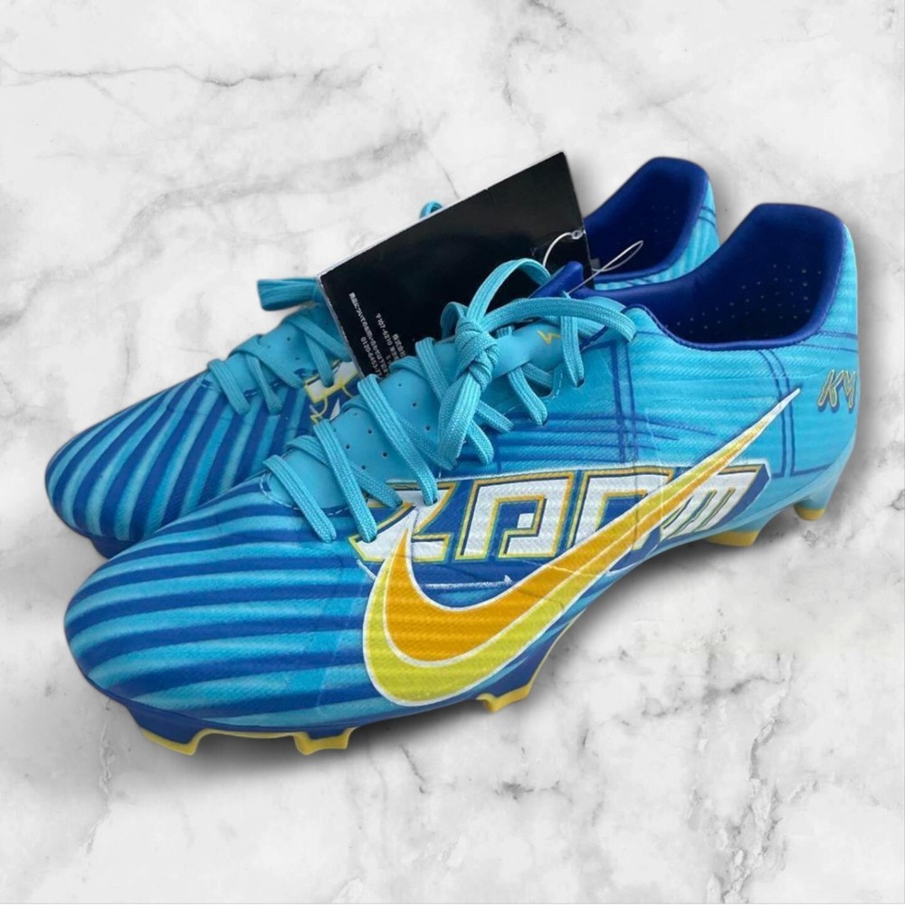 Nike Zoom Vapor 15 DV0707 Soccer Cleats US 8.5 Mbappé Signature Blue