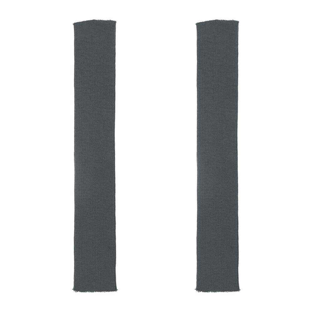 2pcs 40x6cm Elastic Cuffs Ribbed Trims Cotton Fabric Knit Stretch Band Lake Blue