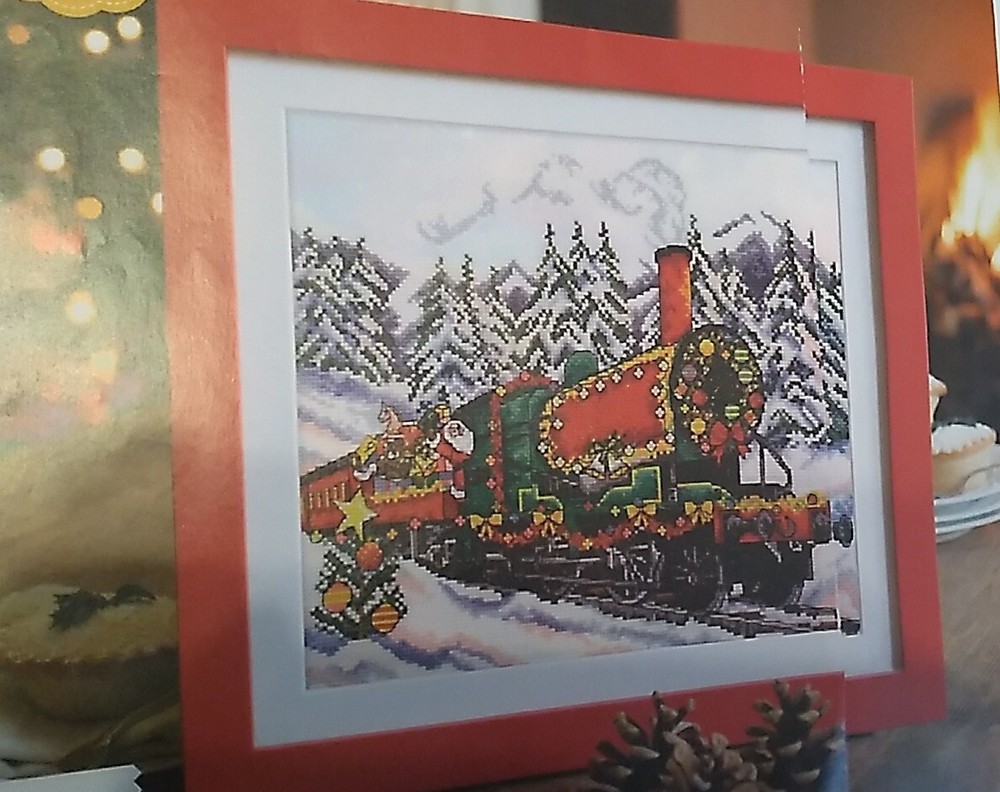 Christmas Polar Express Train OOP Magazine Cross Stitch PATTERN (T)