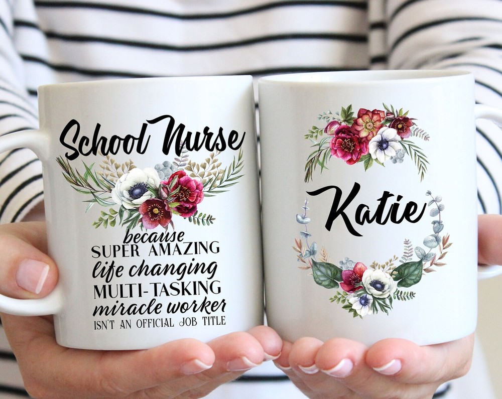 Personalized School Nurse Gift For Women L Retirement Thank You Appreciation