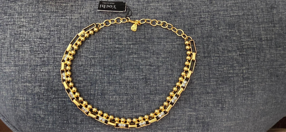 Yochi Gold Tone  Chain 18