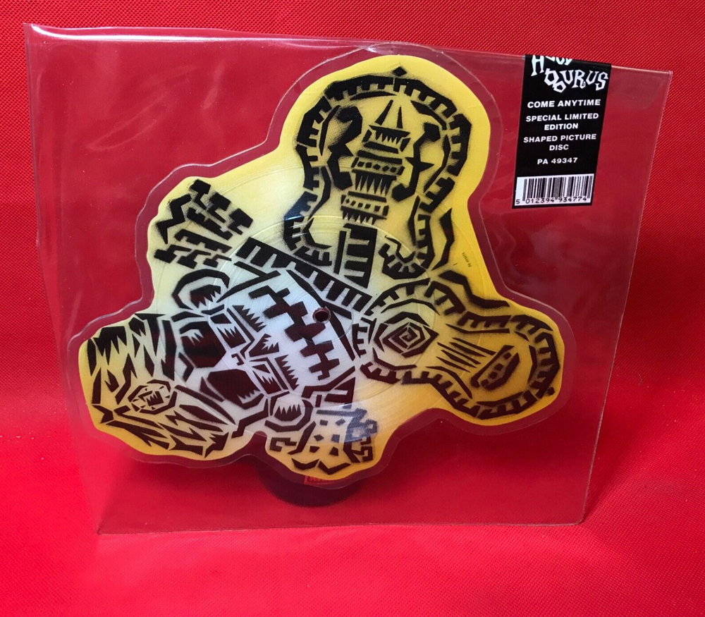 HOODOO GURUS Come Anytime 1989 UK shaped vinyl 7