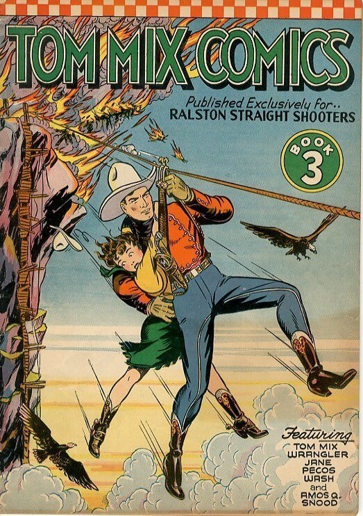 Tom Mix Comics  # 3   GOOD    1941   Coupon clipped back cover, looks better-image