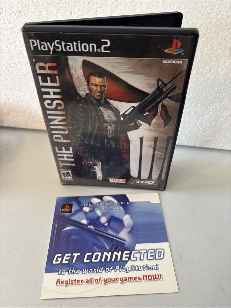 The Punisher (PS2, 2005) Includes Manual Rare Sony PlayStation 2