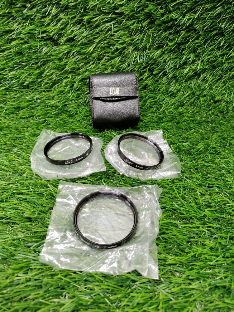Hoya 52mm +1 +2 +3  3-Lens Filters With Rollup Carrying Case - Japan Photography