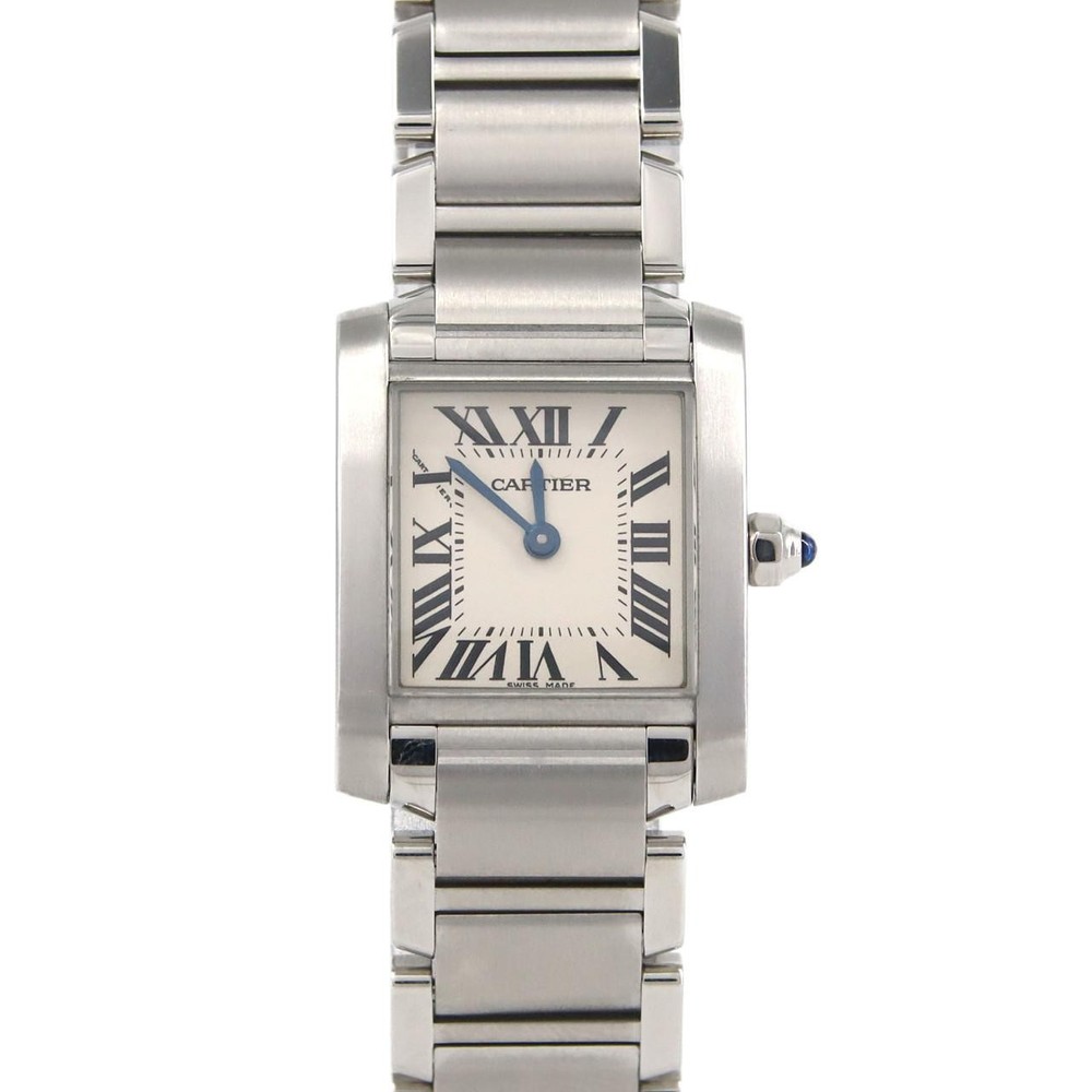 Authentic Cartier Tank Francaise Quartz Watch W51008Q3
