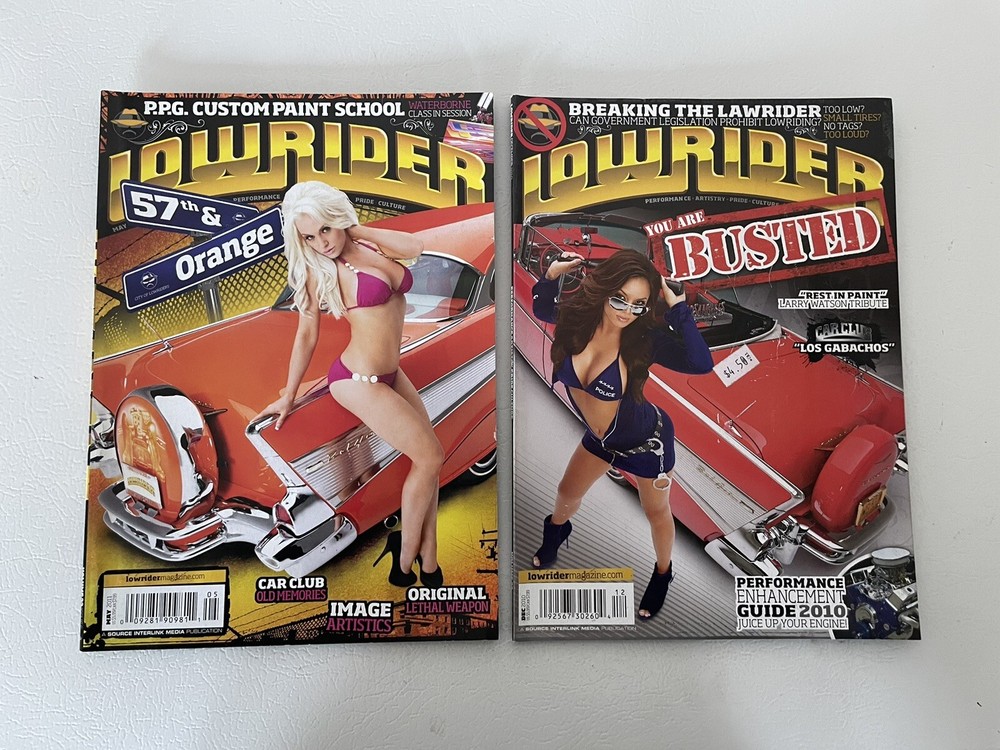 Lowrider Magazine May 2011 and Dec 2010 57 Chevrolet