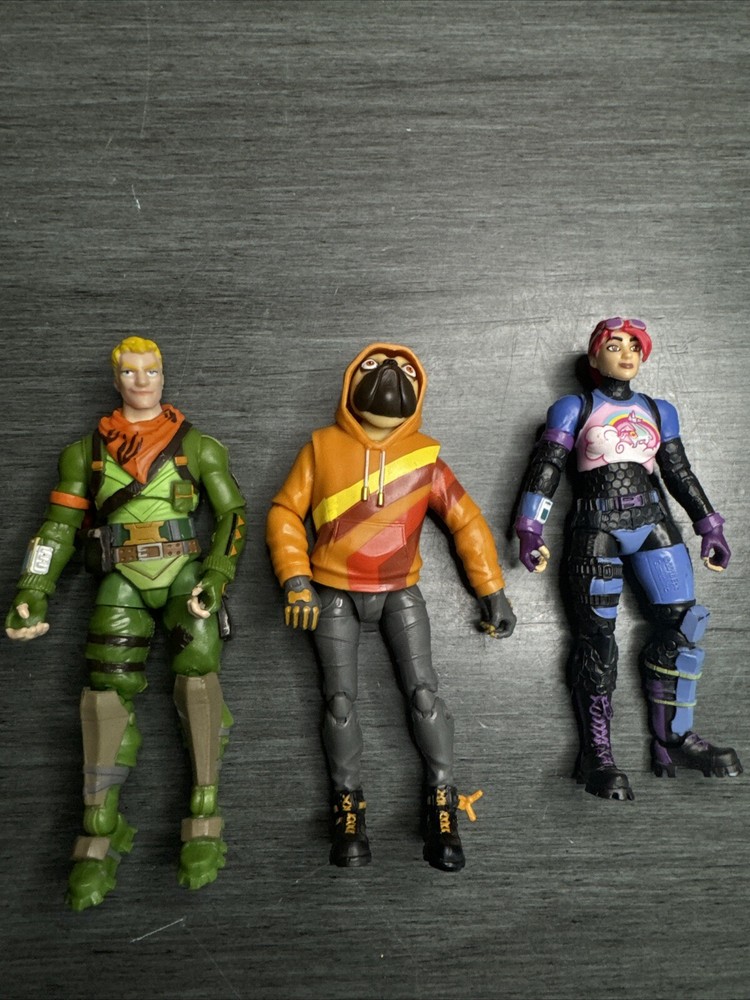Fortnite Action Figure Lot Of 3 Action Figures.