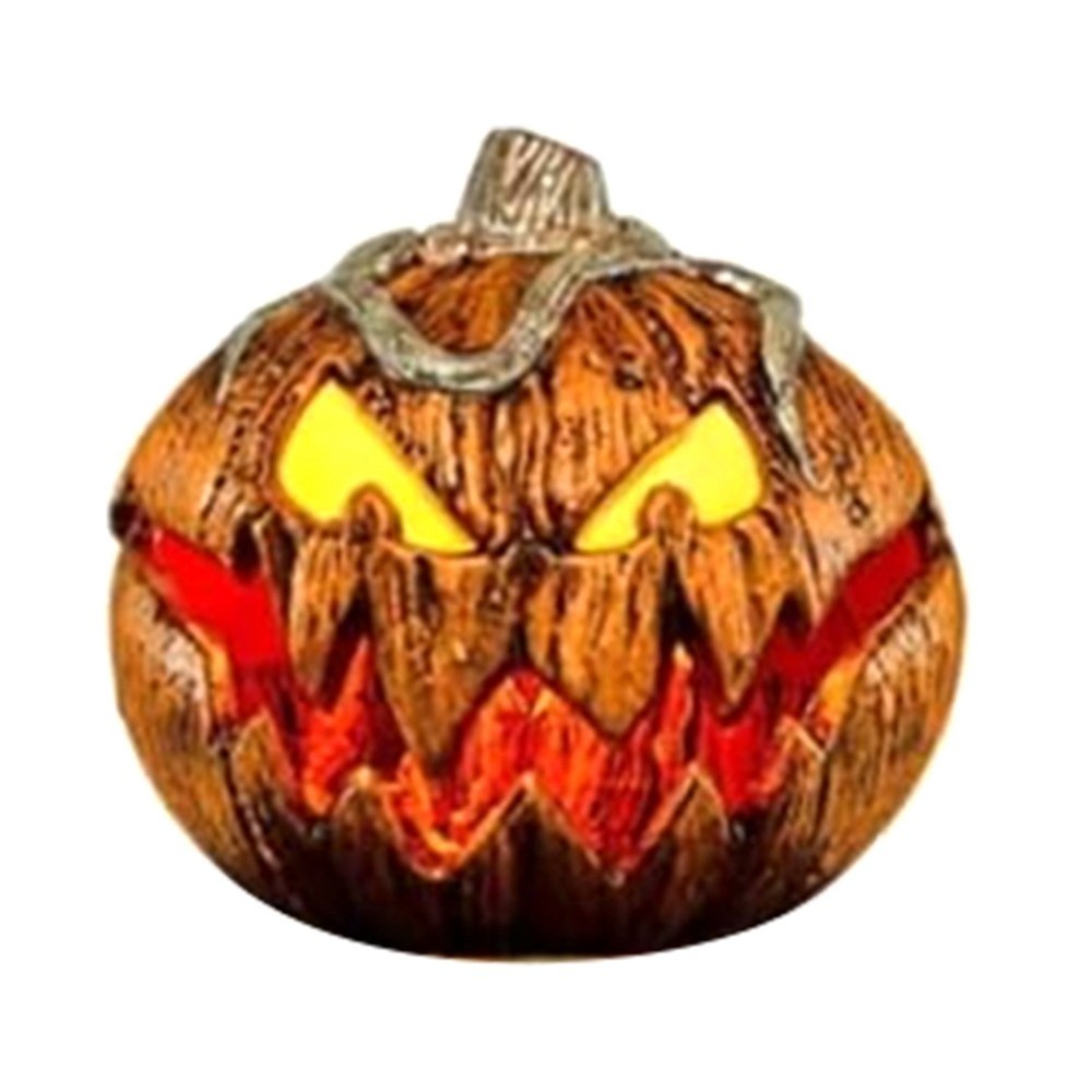 Scary Extendable Talking Halloween Pumpkin with Glowing Eyes