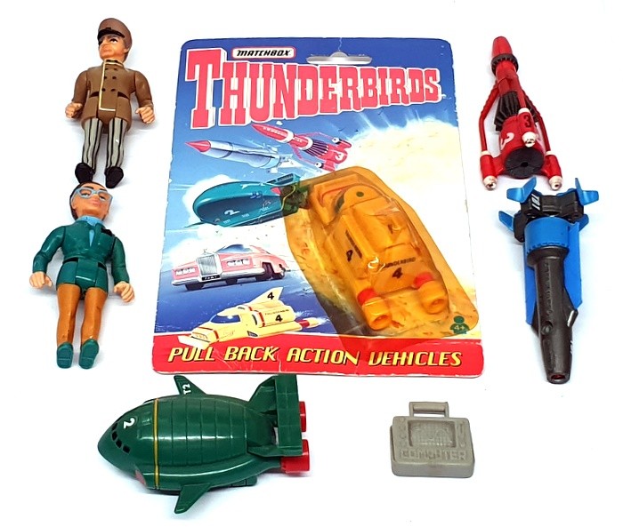 Matchbox & Other Brands TB061 - Thunderbirds Toys & Figures 7 Pieces