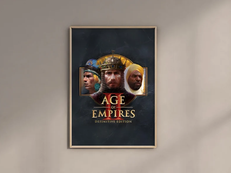Age of Empires 2 Gaming Room Wall Art Print for Gamers