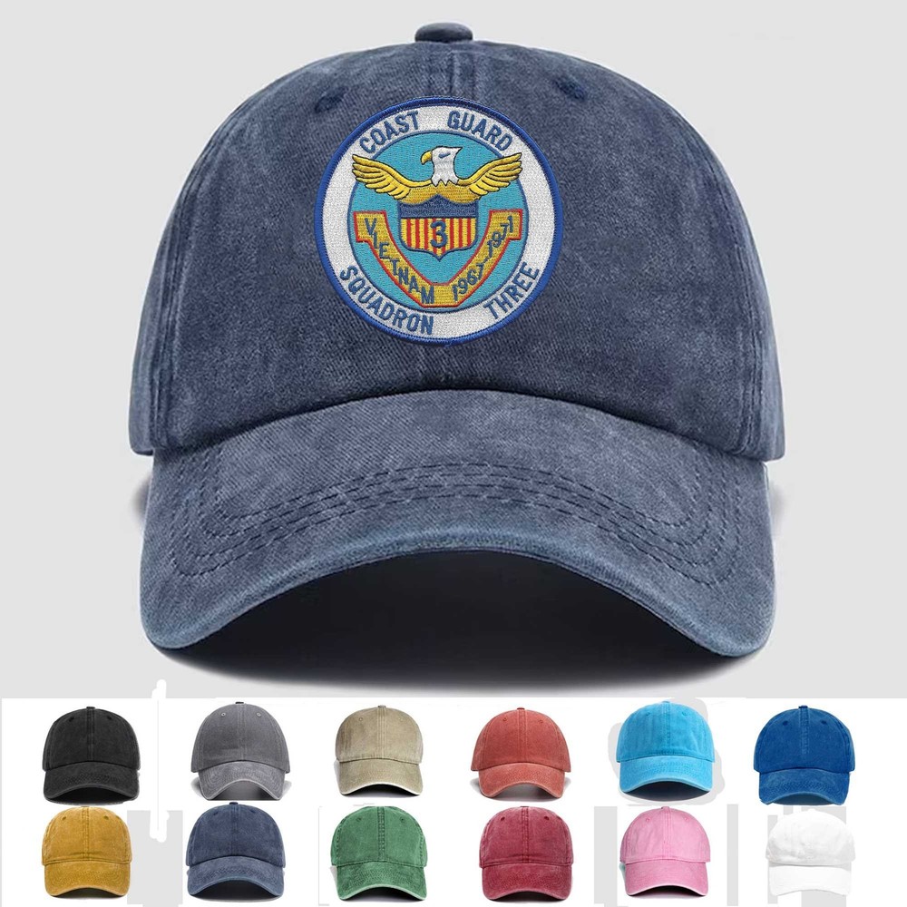 Custom Embroidered Hat CGRON-3 Squadron Three 1967-1971 Vietnam, Veteran Cap