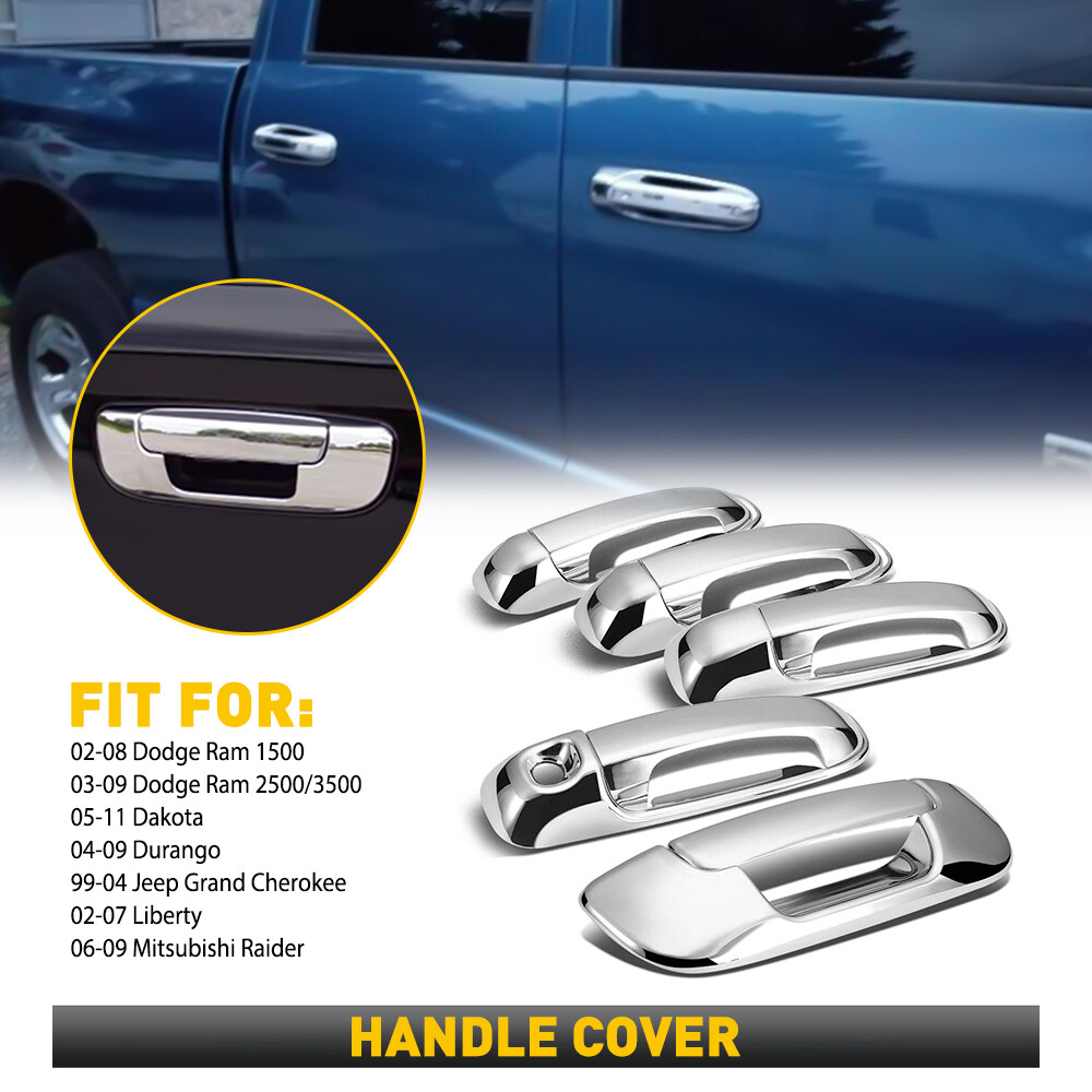 2002-2008 Dodge Ram 1500 Exterior Door Handle Cover Set – 5 Front & Rear