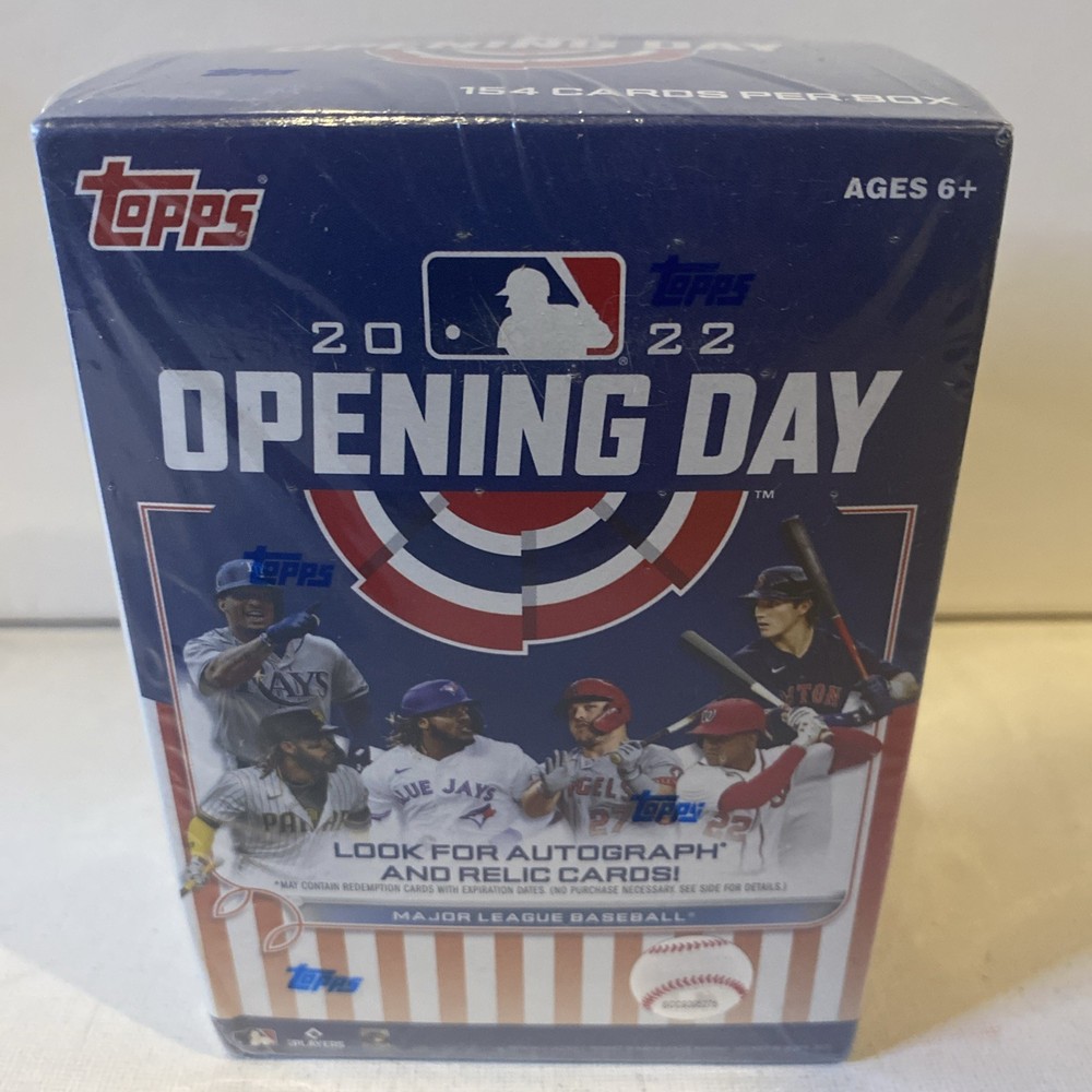 2022 Topps Opening Day Baseball Blaster Box - Sealed 22 packs 154 Cards
