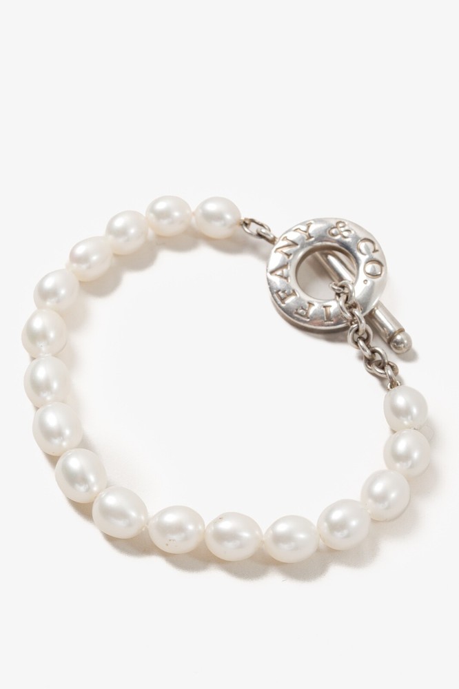 Tiffany & Co. Freshwater Pearl Toggle Bracelet