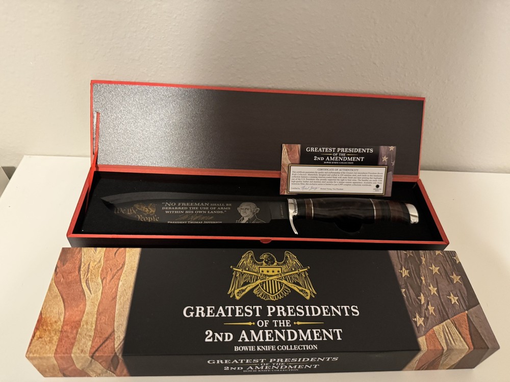 Greatest Presidents of the Second Amendment Bowie Knife