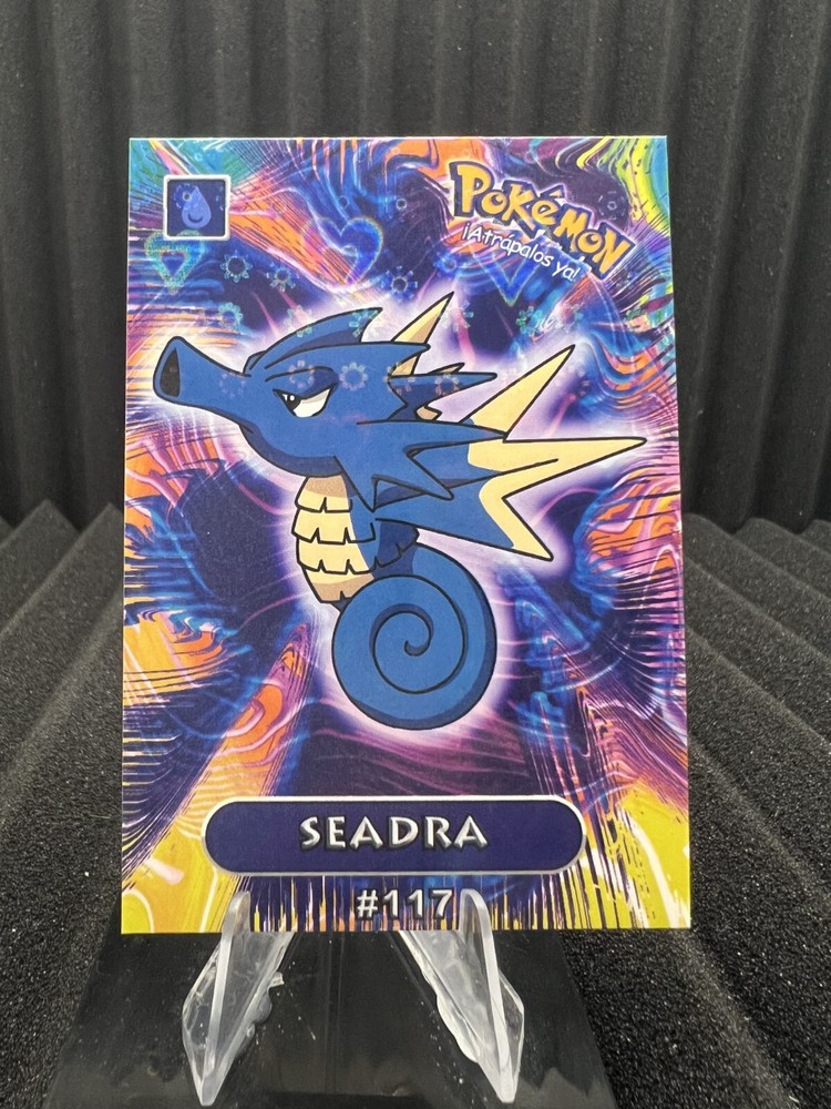 Seadra #117 Heart Flower Holo Pokemon Card Electric Peru Rare