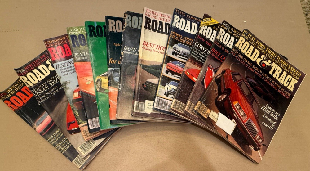 1983 ROAD & TRACK Magazine Full Year Lot of 12 Issues Complete Set