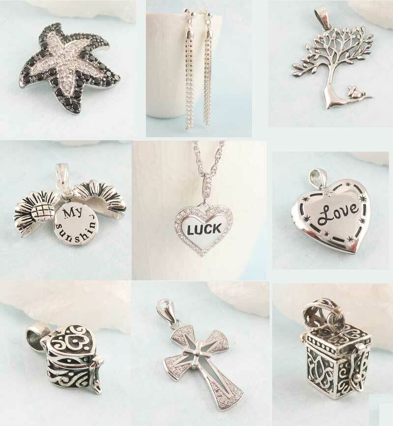Sterling Silver Pendants Earrings Necklaces Jewelry Clearance Sale -Many Designs-image