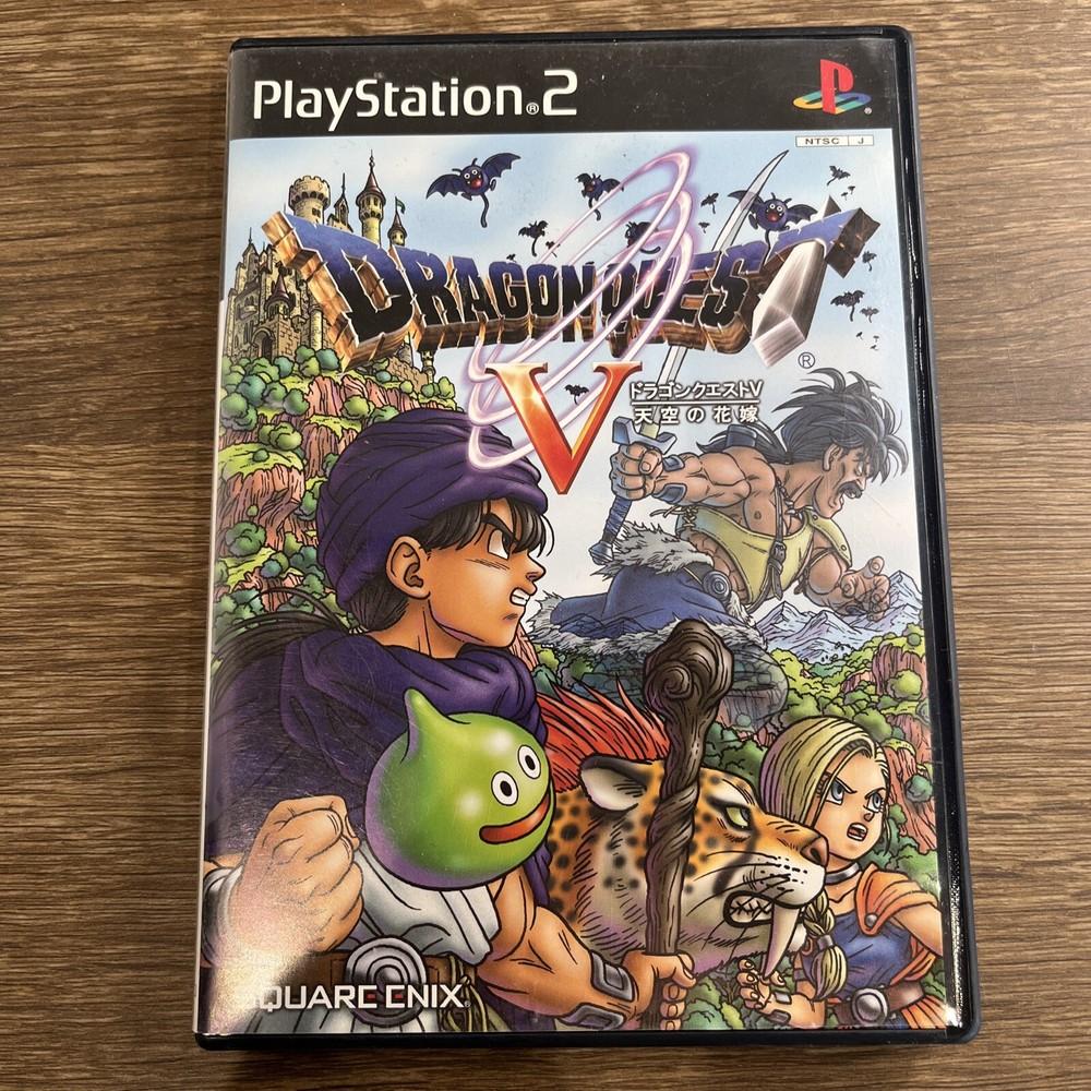 Dragon Quest V PS2 2004 Japanese Import Tested Works Great