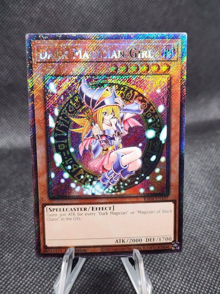 Dark Magician Girl 3rd Art RA04-EN107 Platinum Secret Rare YuGiOh