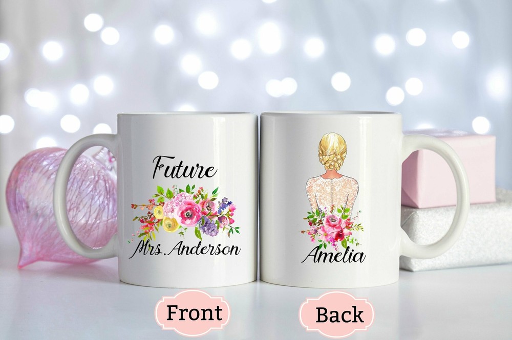 Personalized Engagement Mug Custom Future Mrs Mug Bride Mug