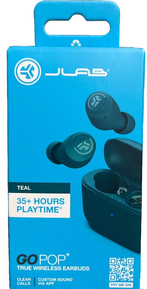 FLASH SALE USB-C  JLab - GO POP True Wireless In-Ear Headphones - Teal-image