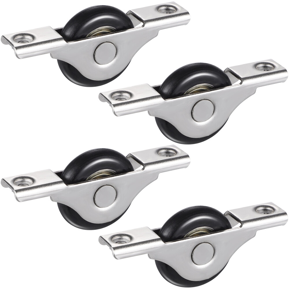4-Piece Scroll Wheel Rail Handles for Sliding Car Doors Roller Kit