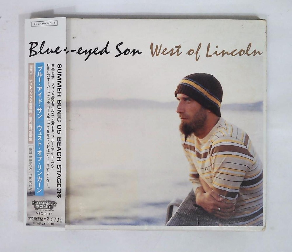 Blue-Eyed Son – West Of Lincoln VSO-0017 JAPAN CD Digipak OBI