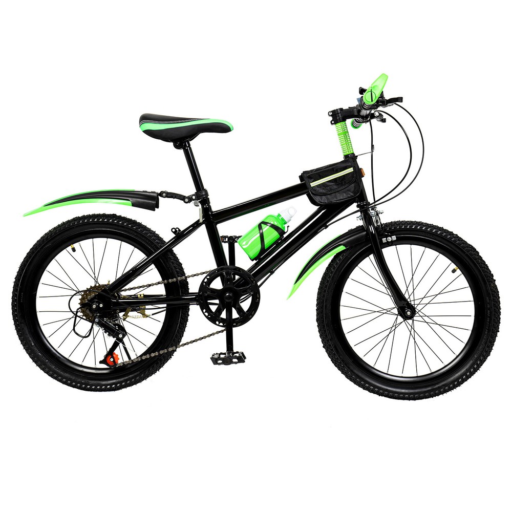 20 Inch Kids Mountain Bike with 7-Speed High Carbon Steel Frame