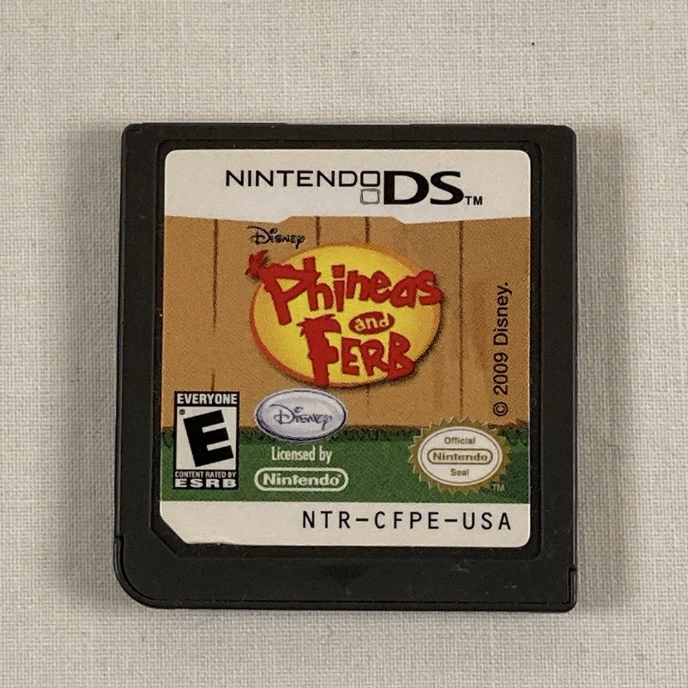 Nintendo DS Phineas And Ferb NDS Disney Cartridge Only 2009