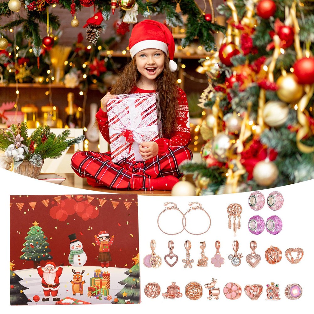 Bracelet Advent Calendar Christmas Countdown Calendar Jewelry Bracelet original