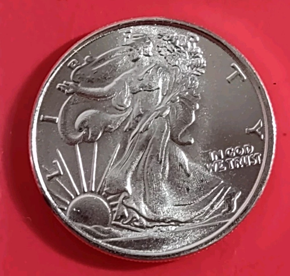 1 ~ 1/10 troy oz. Liberty/ Eagle Round Bullion .999 Fine Silver • 3.12 Grams
