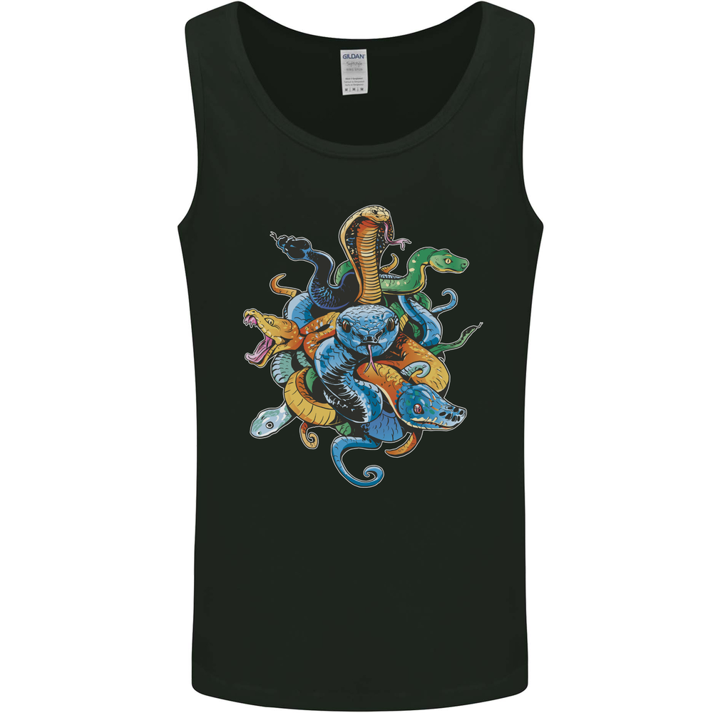 A Nest of Colourful Snakes Mens Vest Tank Top