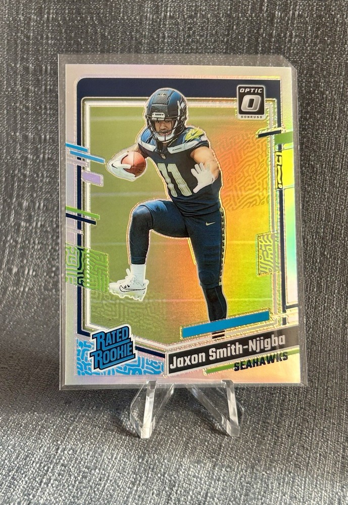 2023 Panini Donruss Optic - Rated Rookie Holo Prizm #293 Jaxon Smith-Njigba (RC)