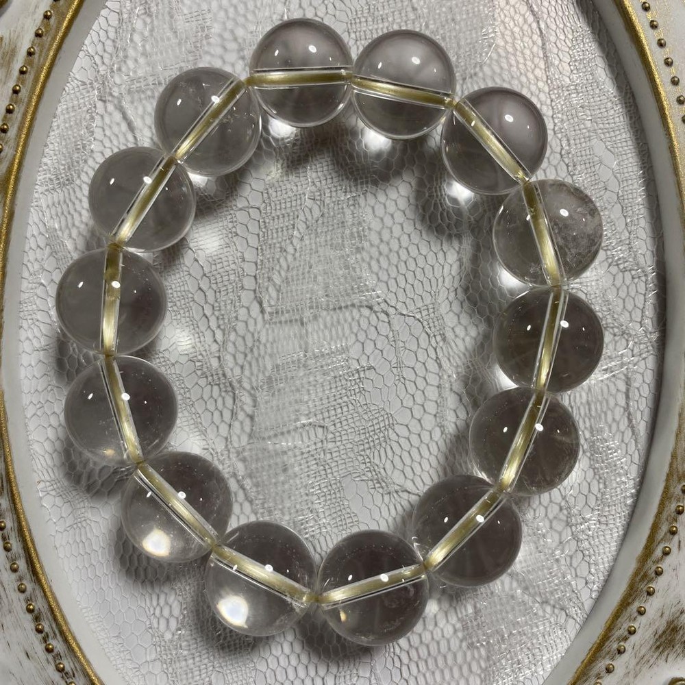 Amulet Purification Crystal Bracelet 13Mm Beads