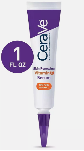 CeraVe Skin Renewing Vitamin C Serum with Hyaluronic Acid - 1 FL (30ml)