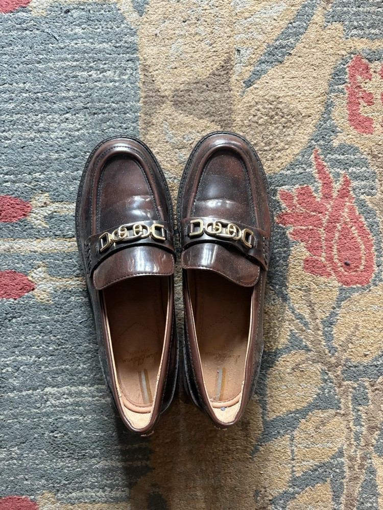 Sam Edelman Women's Laurs Platform Lug Sole Loafer  Brown US