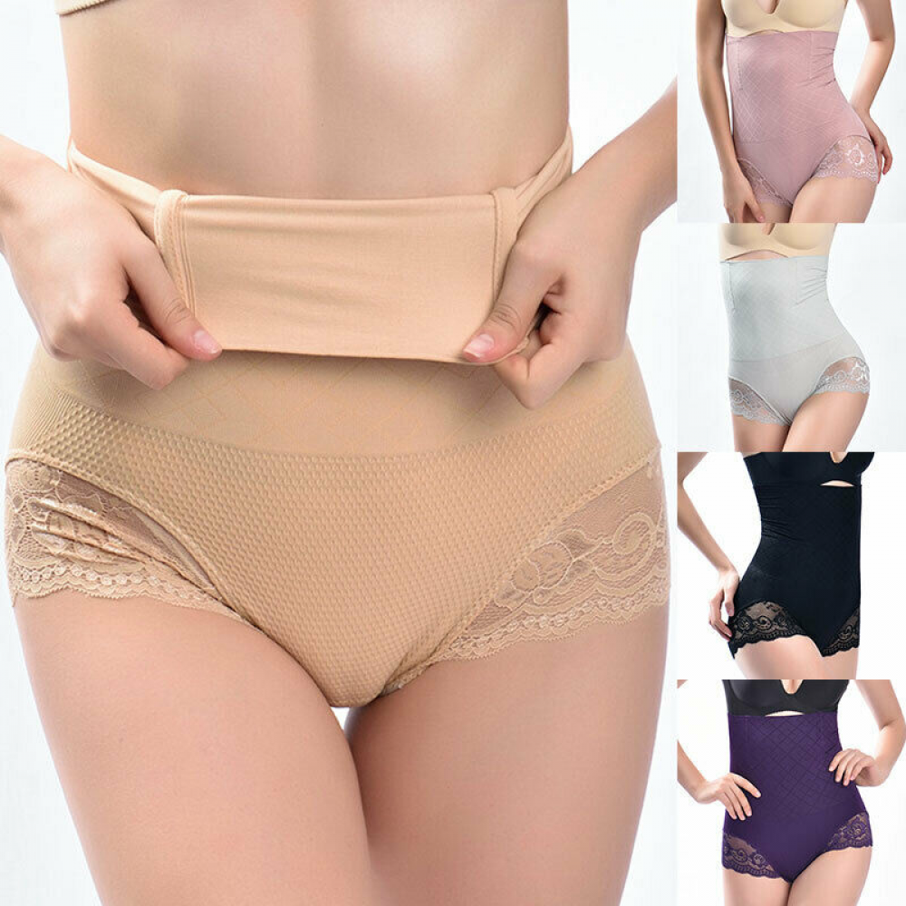 Women's High-Waist Tummy Control Shapewear Girdle Panties