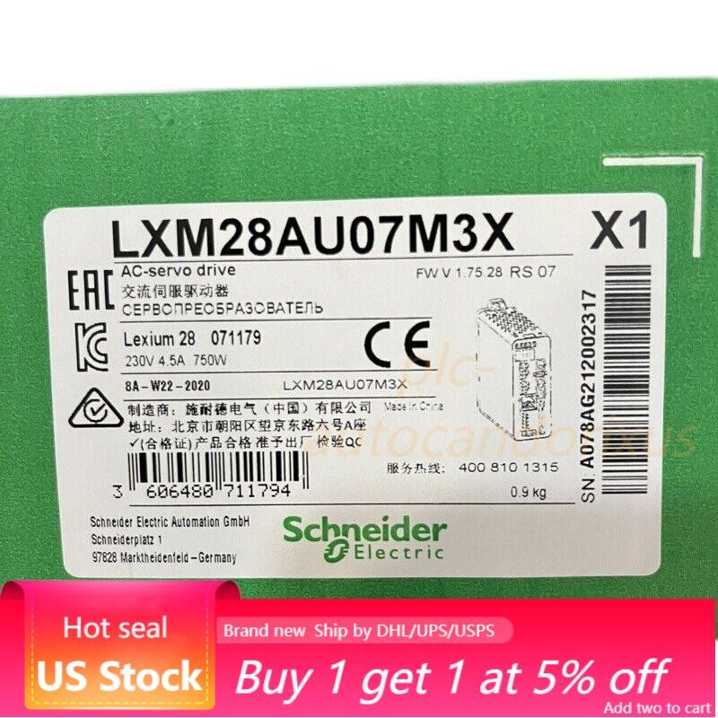 LXM28AU07M3X Servo Drive In Box Expedited  US Free TAX