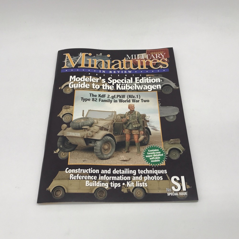 Military Miniatures No. SI Special Issue Guide To The Kübelwagen LN