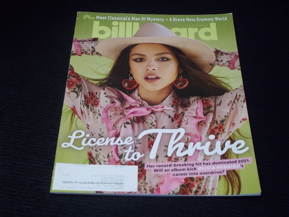 2021 MAY 15 BILLBOARD MAGAZINE - OLIVIA RODRIGO NICE FRONT COVER - H 4749