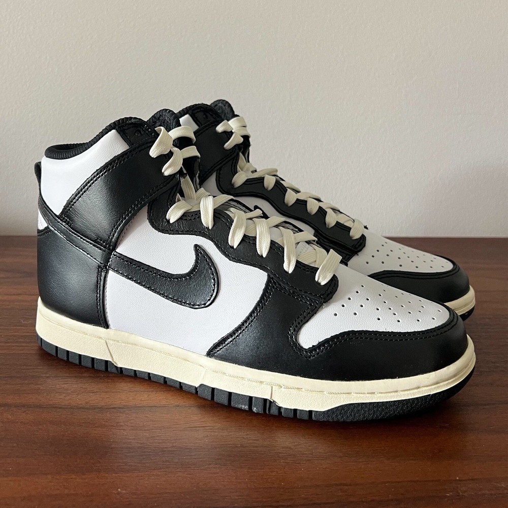 Nike Dunk High Women’s Size 8 Vintage White/Black Coconut Milk DQ8581-100