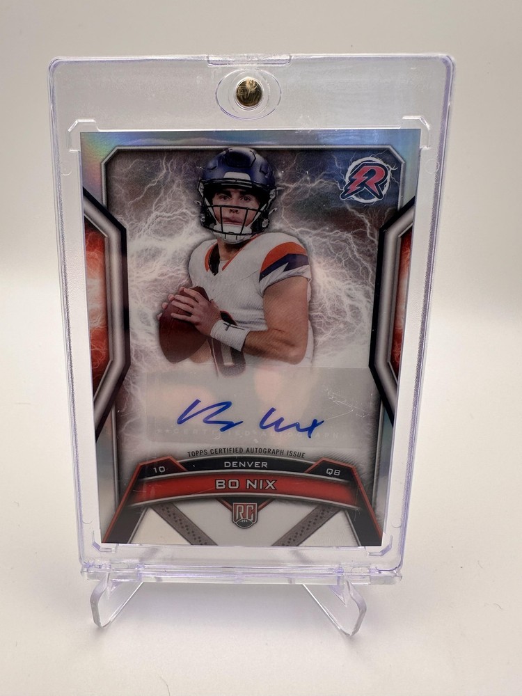 2024 Topps Resurgence #RRS-BN Bo Nix Resurgence Rookie Signatures