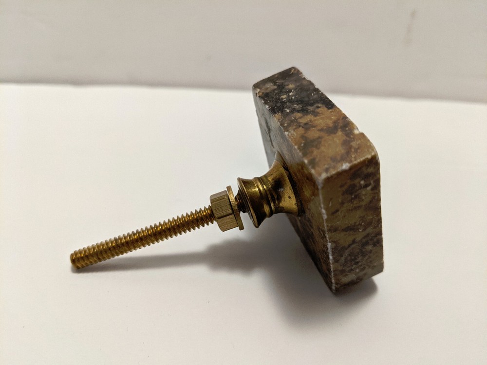 Square Marble Knob Pull Handle DIY Furniture